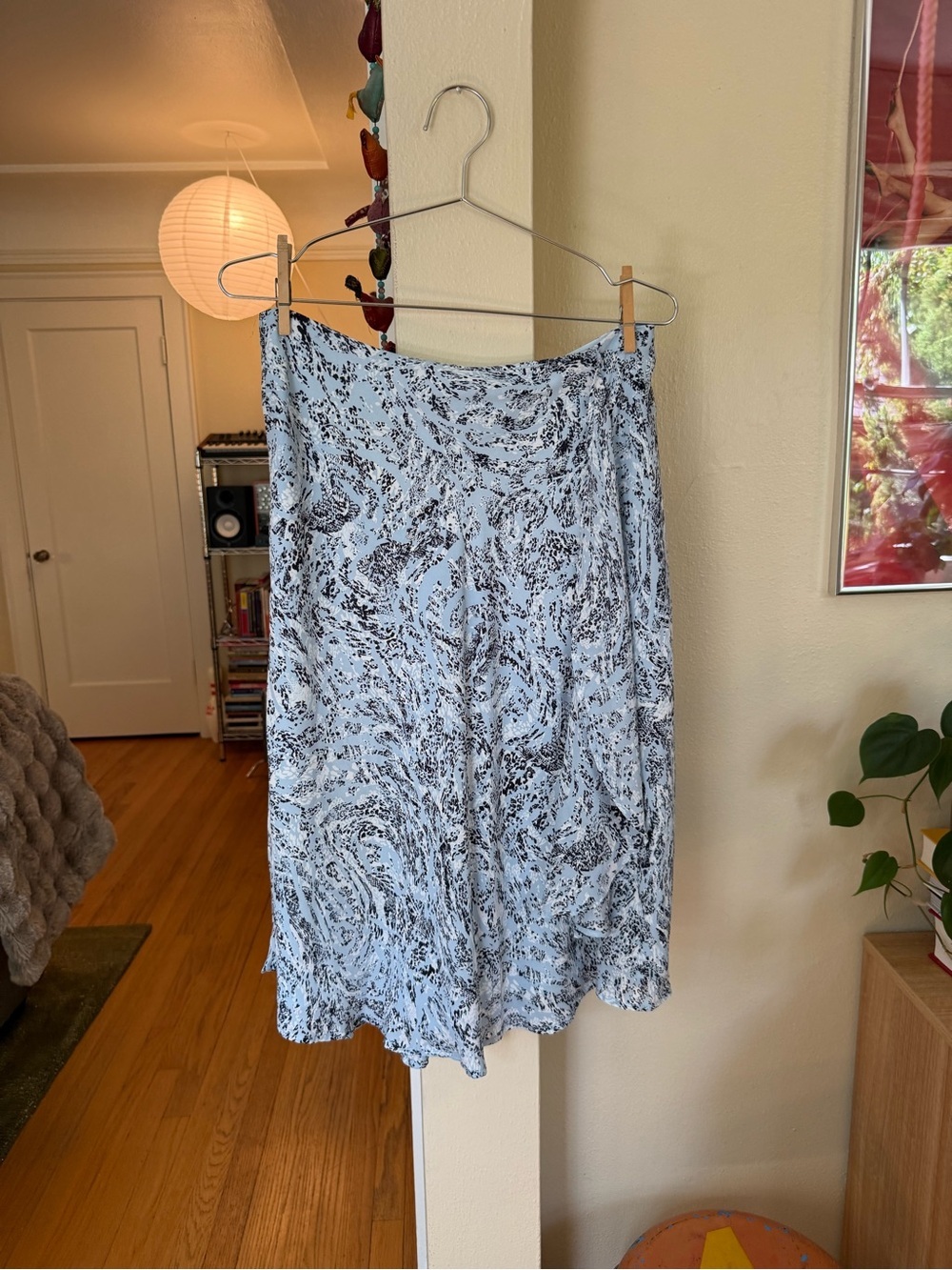NWOT Nordstrom Patterned Midi Skirt